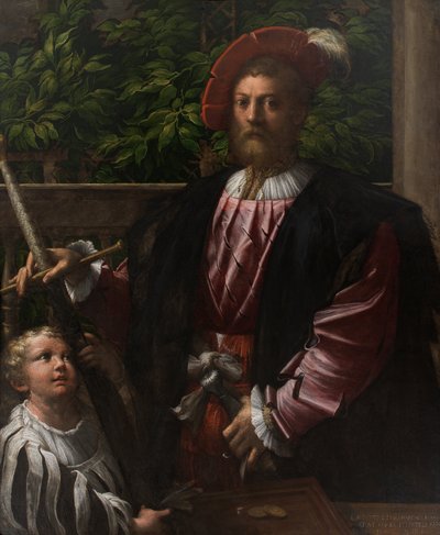Portrait of Lorenzo Cybo by Parmigianino